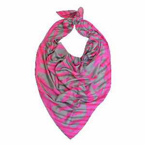 روسری دست دوز نخی برند Ramila طرح دو رنگ خطی،خرید آنلاین،فروشگاه اینترنتی آف تپ
