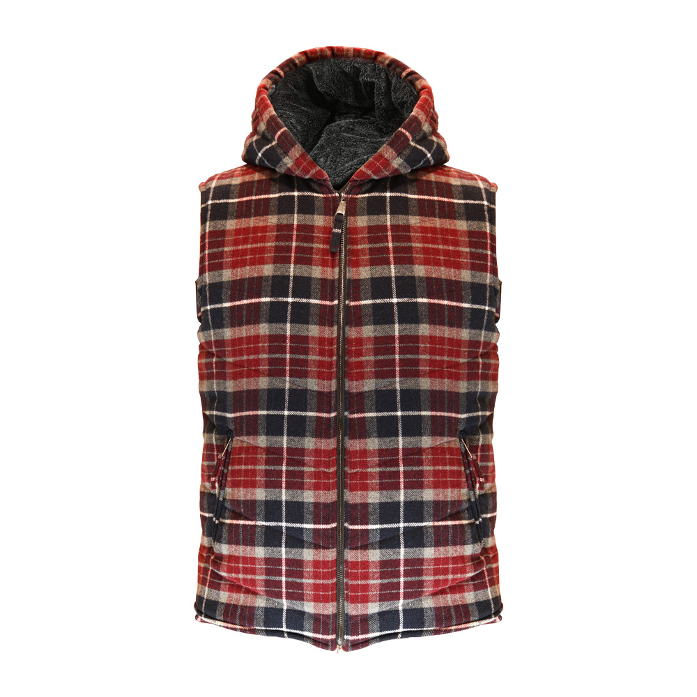 zara flannel hoodie